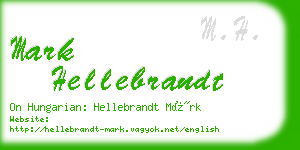 mark hellebrandt business card